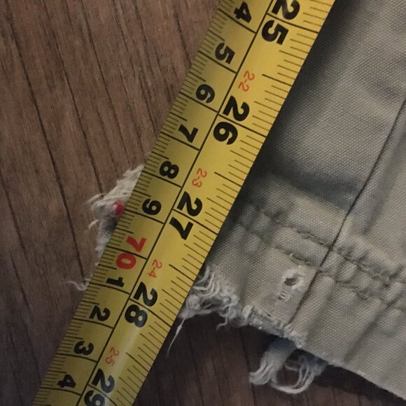 Y2K BONGO Baggy Low Rise Khaki Skater Cargo Pants - Picture 15 of 15